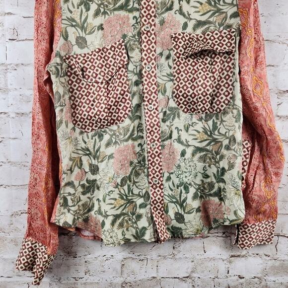 NEW Tell Your Friends Western Shirt in Sacha Small Button Down Long Sleeve - Picture 6 of 13